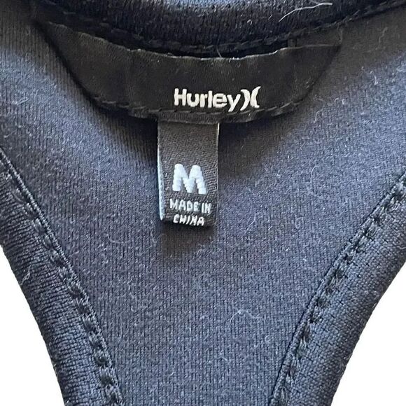Hurley Nike Gray Sleeveless Athletic Workout Racerback Built in Bralette SZ M - Picture 3 of 11